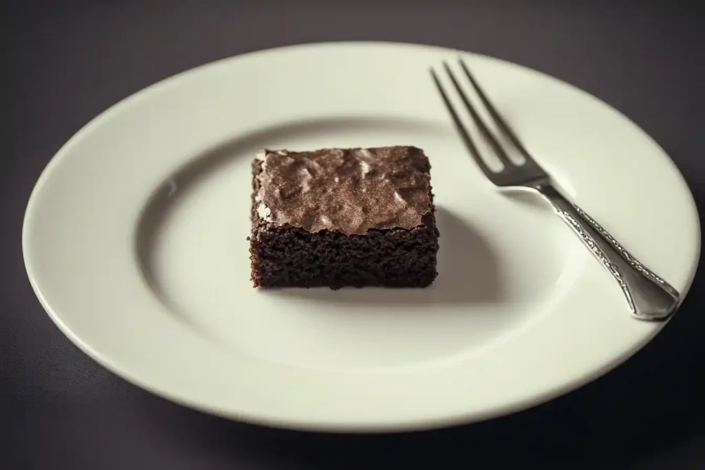 Keto brownie portion control