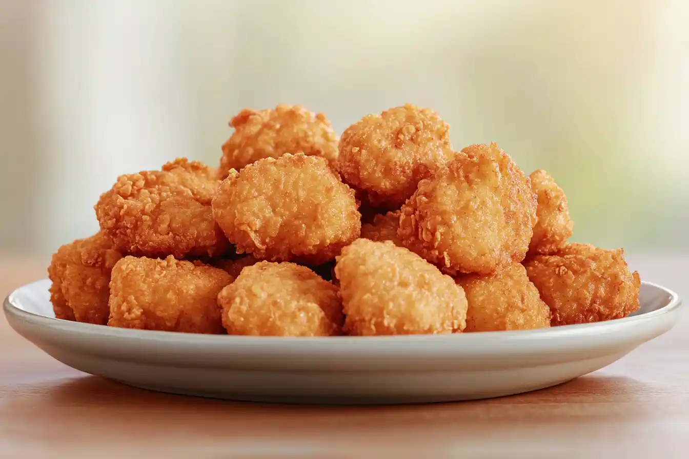 Chick-fil-A nuggets on a plate