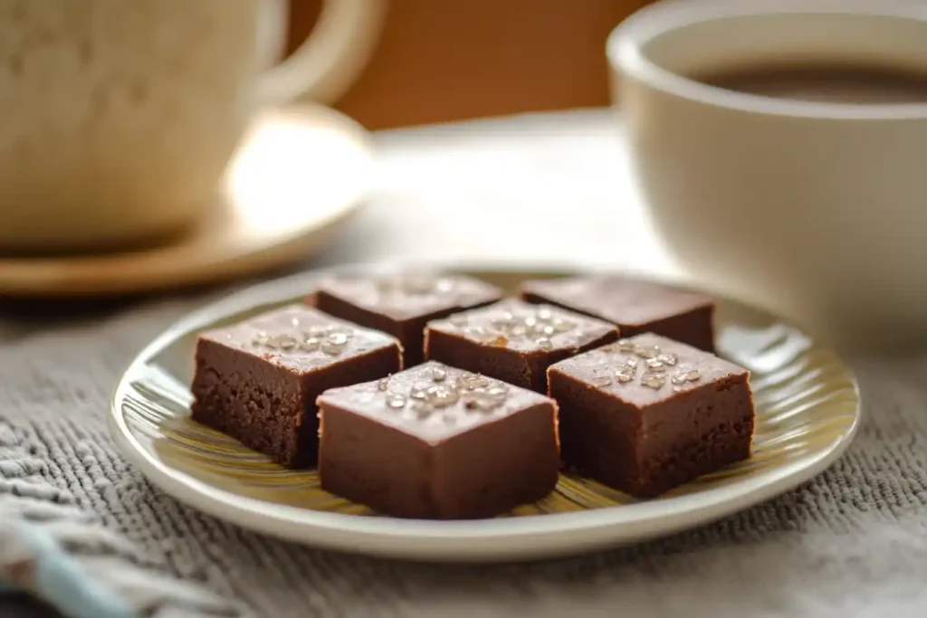 Keto Brownies on a plate