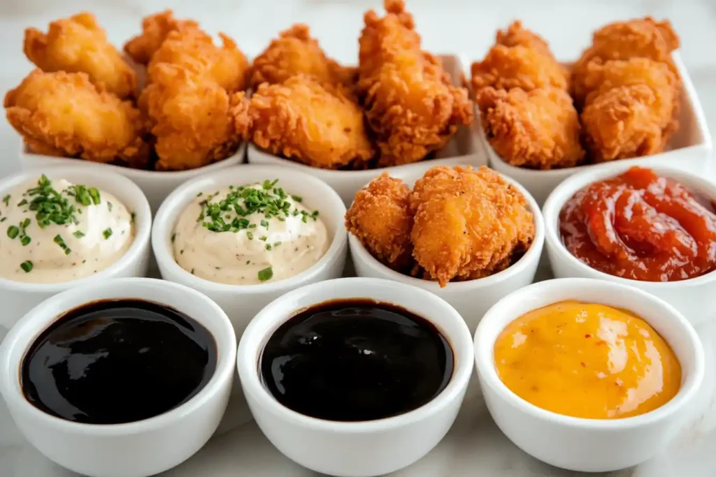 Keto Chicken Nuggets with Dipping Sauce