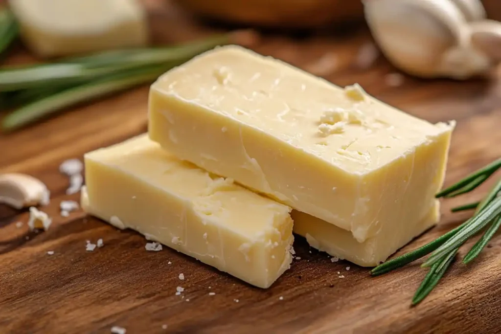 Grass-fed butter close-up.