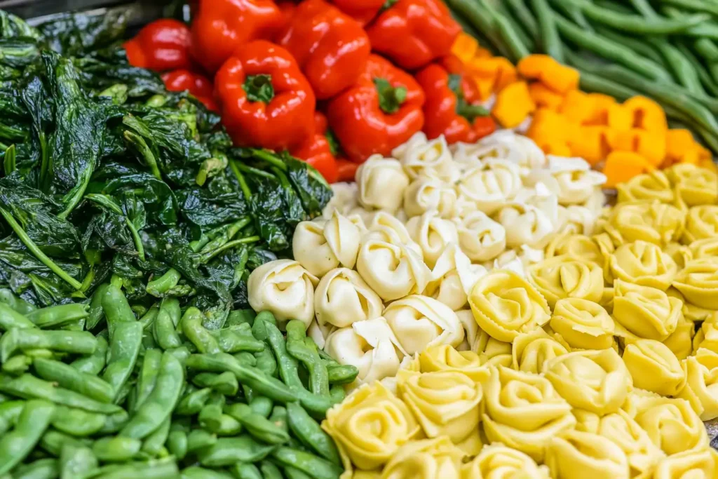 Satisfying side dishes for tortellini alfredo.