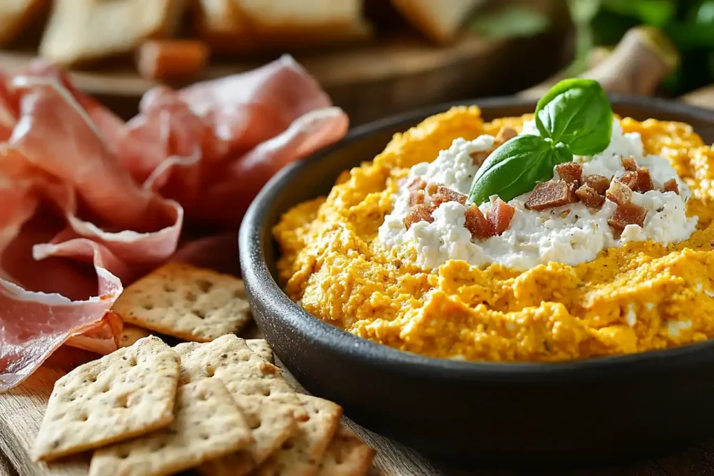 Turmeric Cottage Cheese Dip and Bread