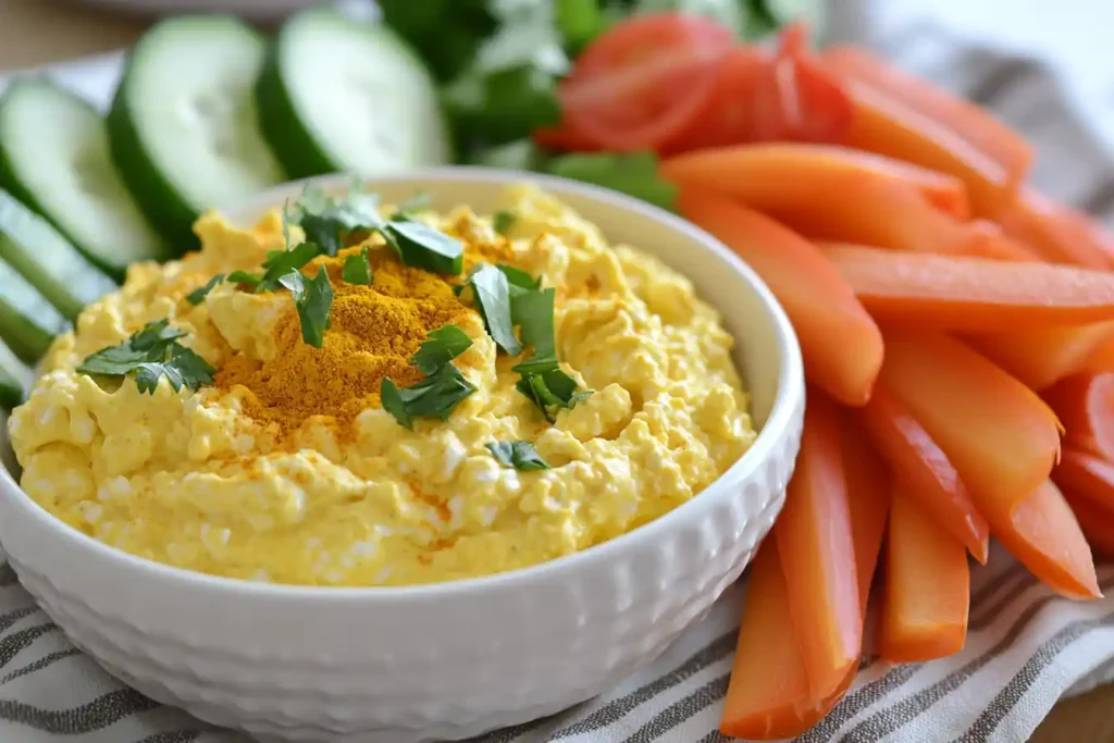 Turmeric Dip With Veggies