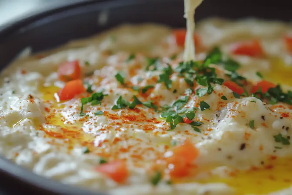 Spice Cottage Cheese Dip with herbs