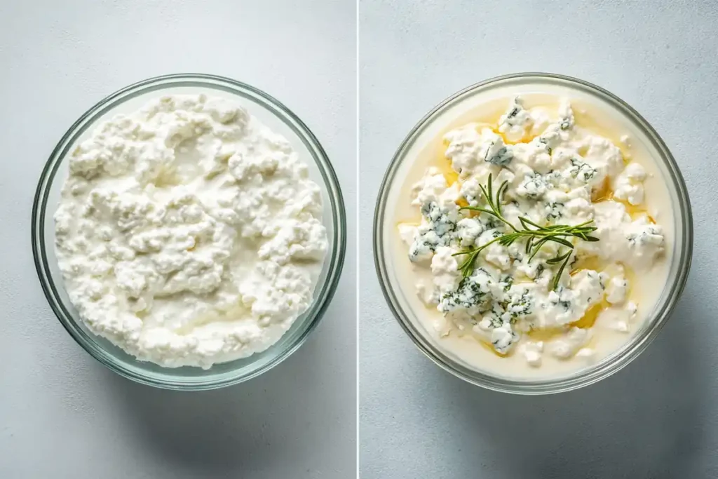 Cottage cheese vs other dips comparison