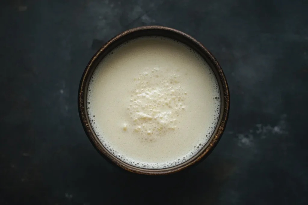 Nutritious baby porridge in bowl