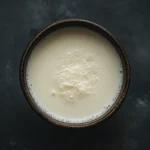 Nutritious baby porridge in bowl