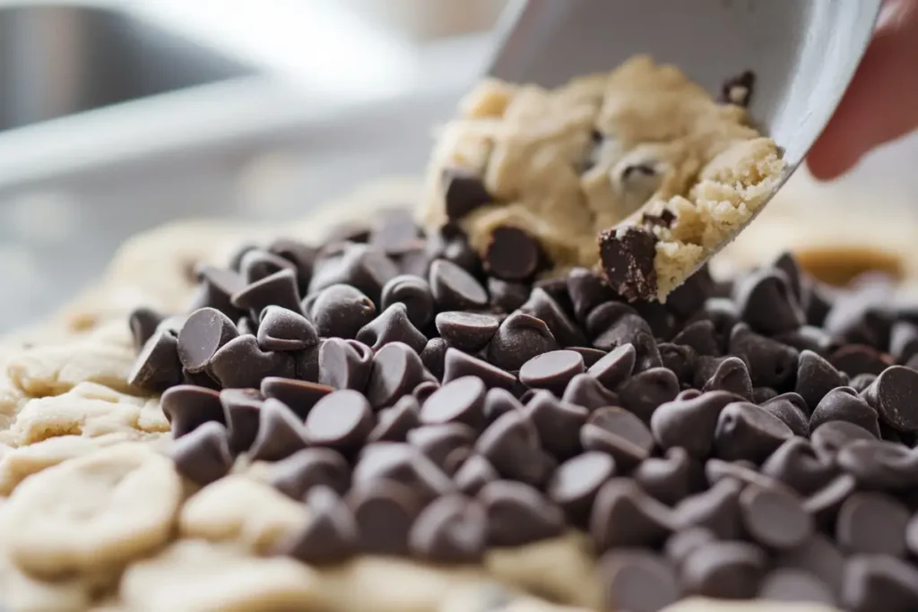 Pancake mix cookies with chocolate chips