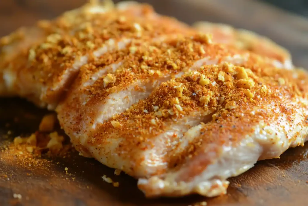 Chicken with chicken taco seasoning