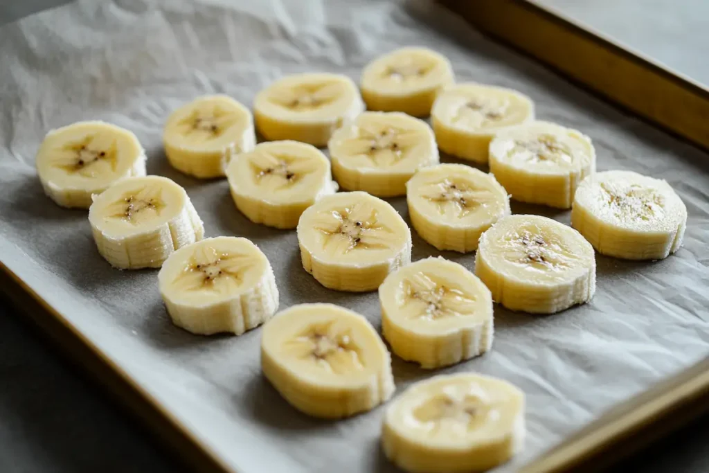 Frozen overripe bananas